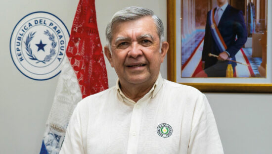 Arsenio Zárate ministro de la Secretaría de Emergencia Nacional (SEN)