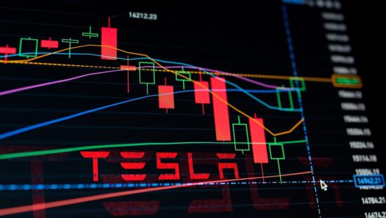 Wall Street acciones de tesla en caída